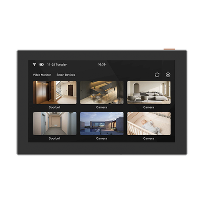 EZVIZ - Pantalla Inalámbrica / Con Batería Recargable 4600mAh / Wi-Fi / Ideal Para Escritorio o Pared  / Vista en Vivo de Cámaras EZVIZ / Compatible con Videoportero CS-HP7  para ver Cámara y Apertura Remota  / Audio de Dos Vías
