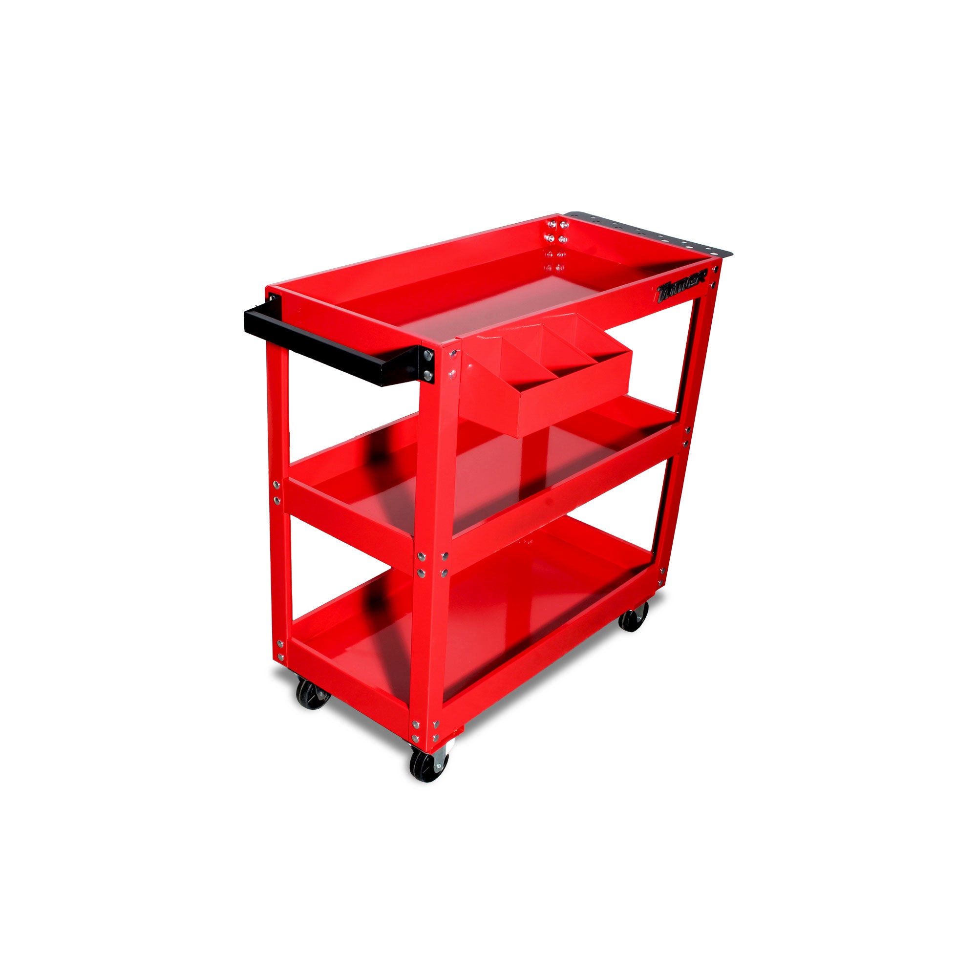 Carrito de servicio con 3 charolas