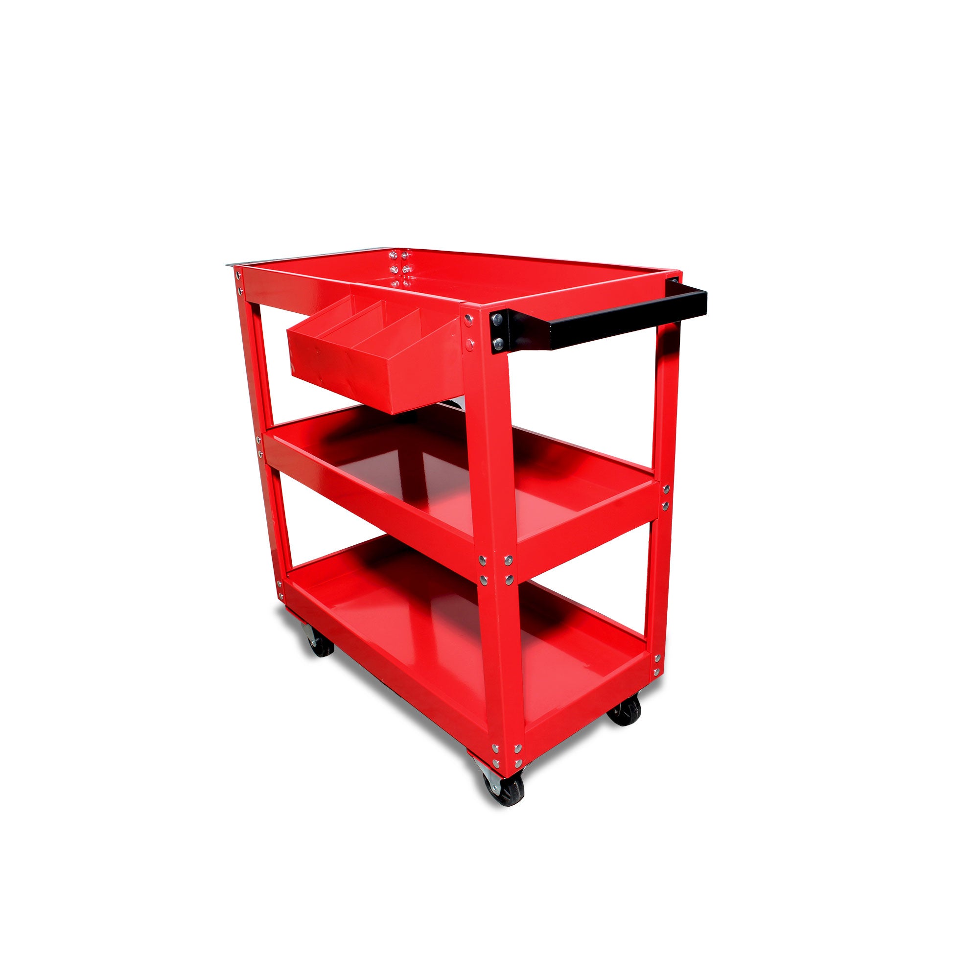 Carrito de servicio con 3 charolas