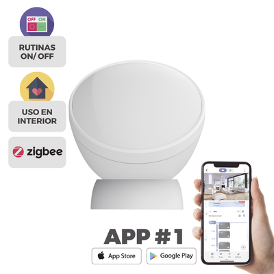 EZVIZ - Sensor de Movimiento PIR Inteligente / Inalámbrico / Compatible con HUB CS-A3 / Cuenta con Inmunidad para Mascotas / Protocolo Zigbee