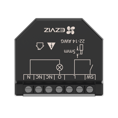 EZVIZ - Relevador Wi-Fi  Inteligente / Ideal Para Control de Iluminación / 1 Salida para un Apagador / Control Remoto / Horarios Personalizados / Registro de Consumo