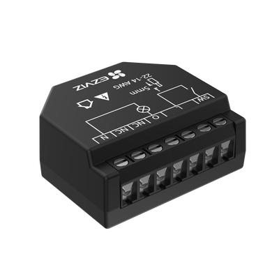 EZVIZ - Relevador Wi-Fi  Inteligente / Ideal Para Control de Iluminación / 1 Salida para un Apagador / Control Remoto / Horarios Personalizados / Registro de Consumo