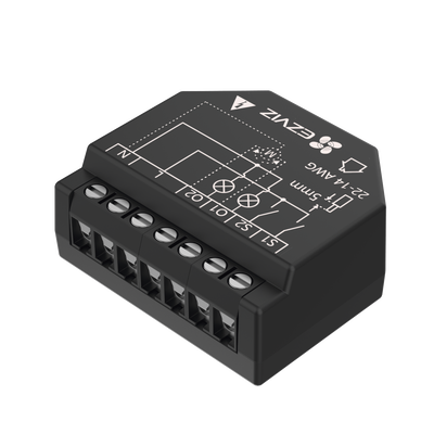 EZVIZ - Relevador Wi-Fi  Inteligente / 2 Salidas Para 2 Apagadores / Ideal Para Control de Iluminación / Control Remoto / Horarios Personalizados / Registro de Consumo / 110-240VCA