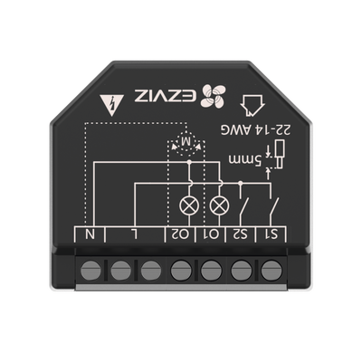 EZVIZ - Relevador Wi-Fi  Inteligente / 2 Salidas Para 2 Apagadores / Ideal Para Control de Iluminación / Control Remoto / Horarios Personalizados / Registro de Consumo / 110-240VCA