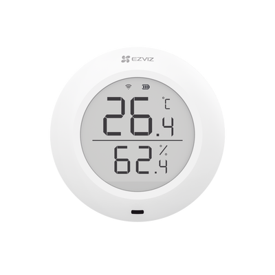 EZVIZ - Sensor de Temperatura y Humedad / Compatible con Hub CS-A3 / Protocolo Zigbee