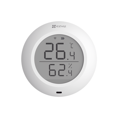 EZVIZ - Sensor de Temperatura y Humedad / Compatible con Hub CS-A3 / Protocolo Zigbee