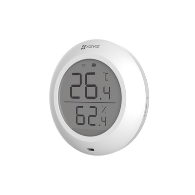 EZVIZ - Sensor de Temperatura y Humedad / Compatible con Hub CS-A3 / Protocolo Zigbee