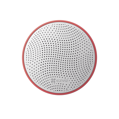 EZVIZ - Sirena Inalambrica  Con estrobo / Utiliza 4 Baterías CR123A ó Alimentación 12Vcc / Compatible con Kit de alarmas CS-B1 / Uso en Exterior