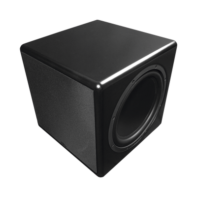 TRUAUDIO - Subwoofer compacto de 12 in |  2 radiadores pasivos | amplificador interno de 350W