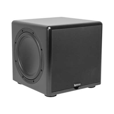 TRUAUDIO - Subwoofer compacto de 12 in |  2 radiadores pasivos | amplificador interno de 350W