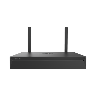 EZVIZ - NVR Inalámbrico (WiFi) de 8 Canales IP / Admite Cámaras hasta 5 Megapixel (3K) / Salidas HDMI y VGA  / H.265 / Almacenamiento Expandible hasta 8 TB