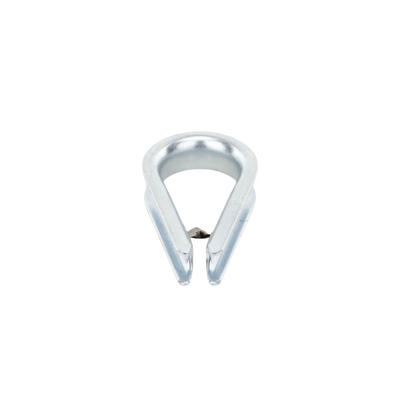 SURTEK - Guardacabos/cuello 1/4" acero con electro galvanizado.