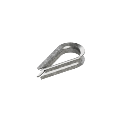 SURTEK - Guardacabos/cuello 1/4" acero con electro galvanizado.