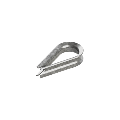 SURTEK - Guardacabos/cuello 1/4" acero con electro galvanizado.
