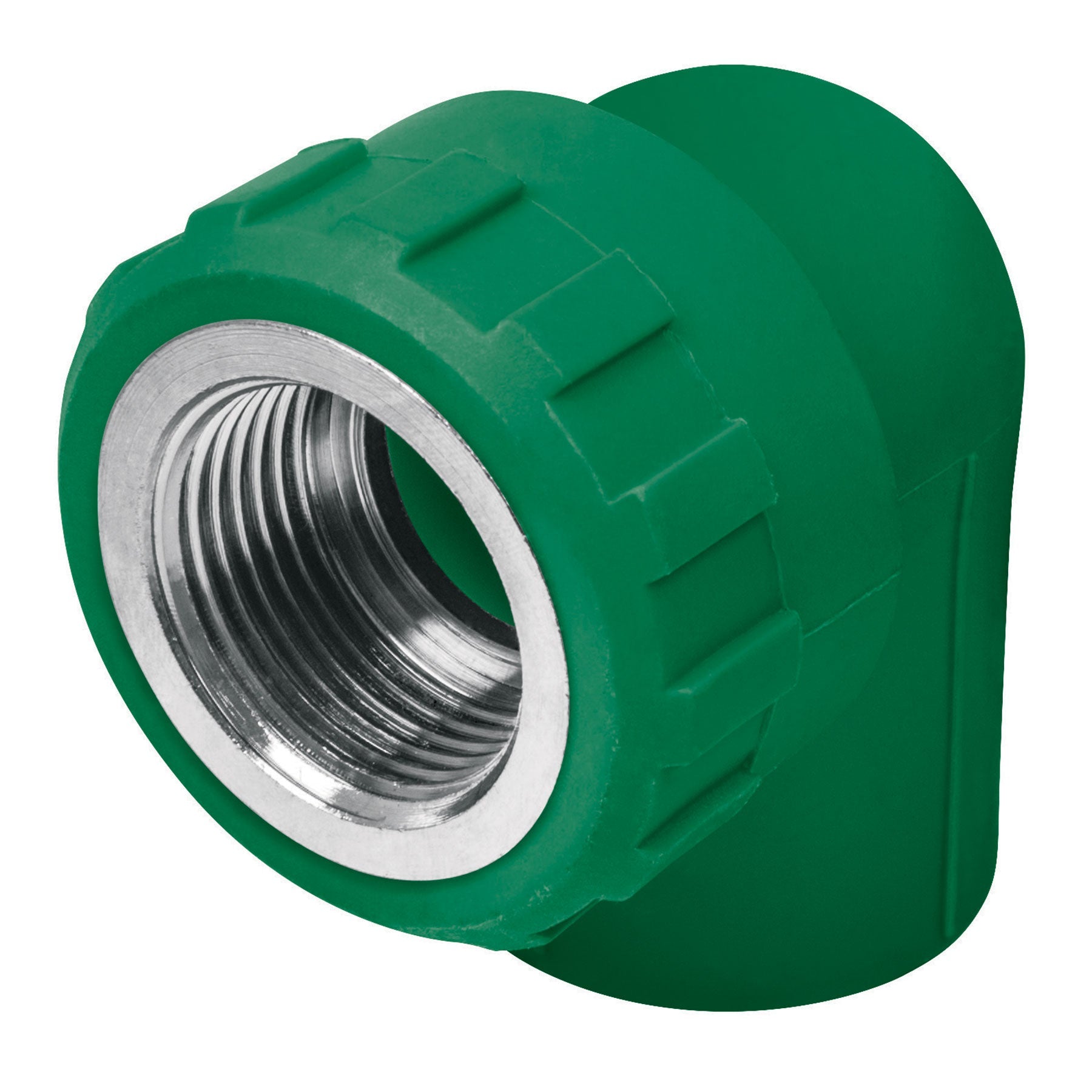 Codo 90¡ PPR, 1/2', rosca hembra con inserto metalico, Foset