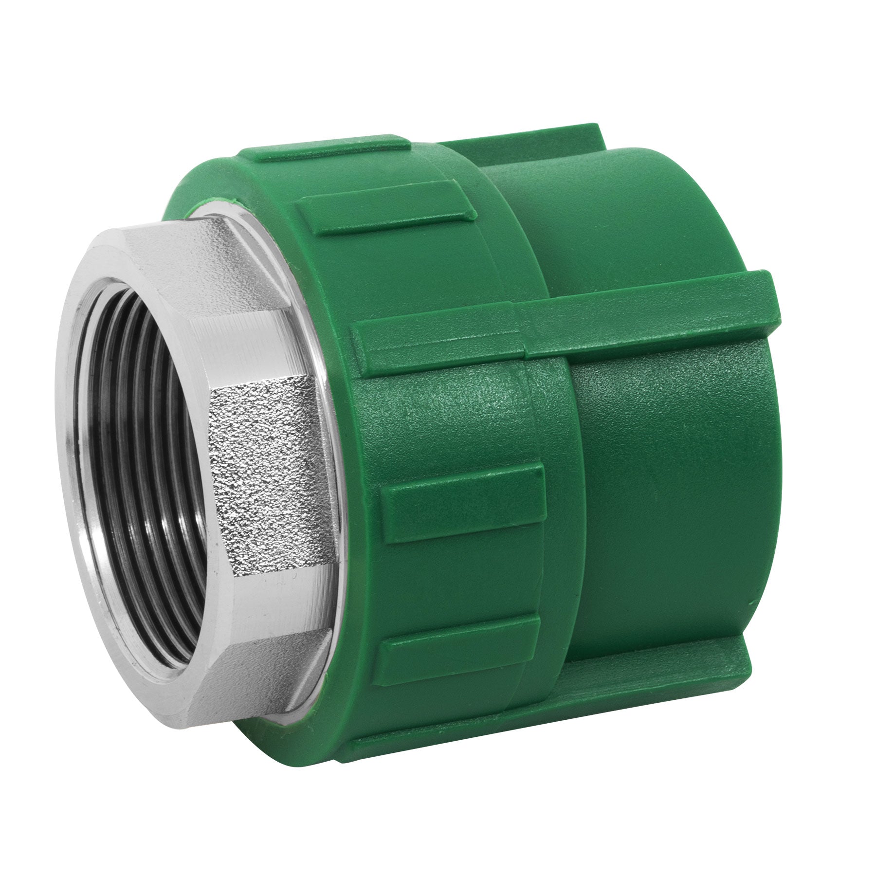Adaptador PPR 1-1/2' hembra con inserto metalico, Foset