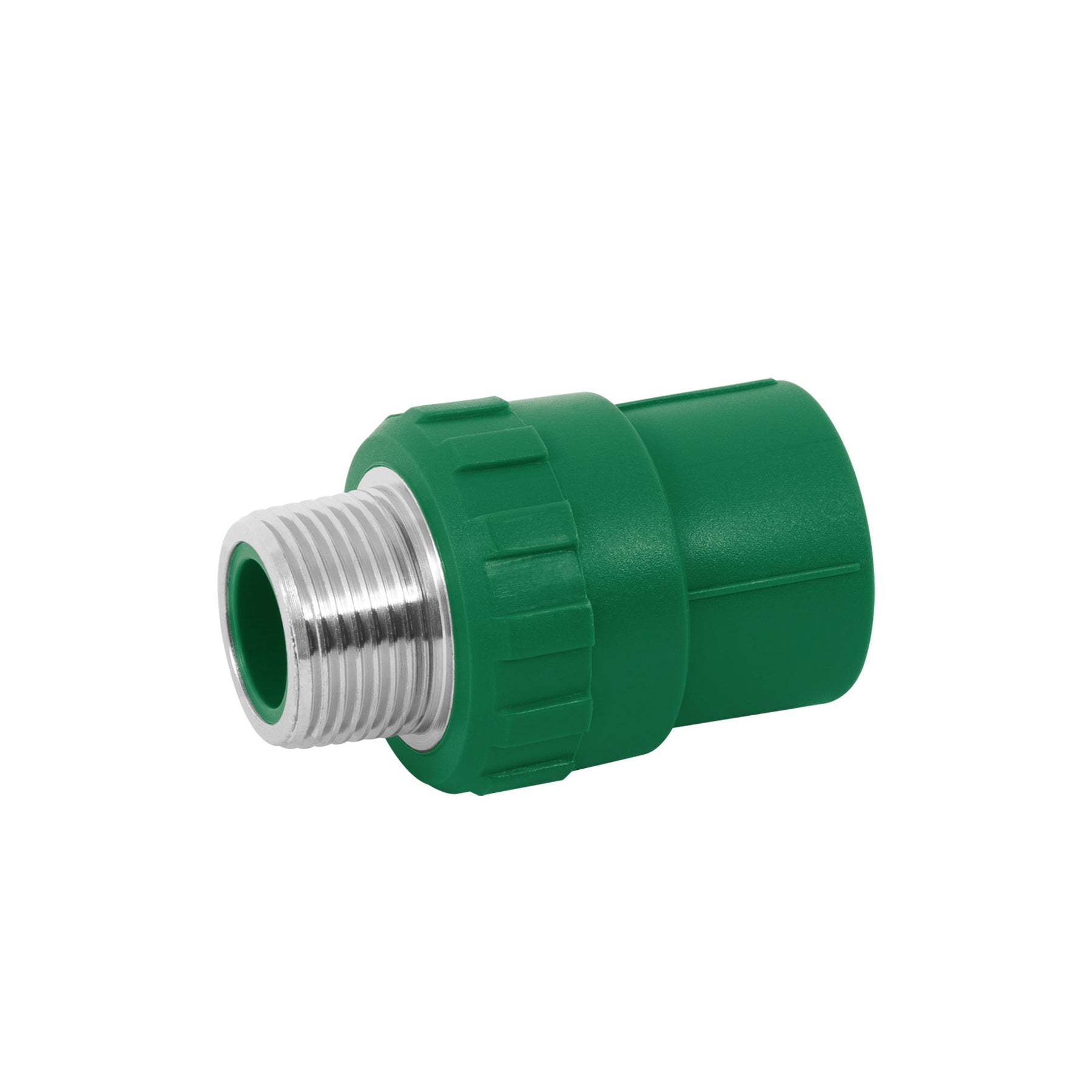 Adaptador PPR 3/4' macho con inserto metalico, Foset