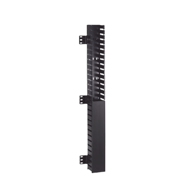 PANDUIT - Organizador Vertical IN-Cabinet, Sencillo (Solo Frontal), Para Uso Con Gabinetes Panduit, Montaje Frontal en Riel de Rack, 40 UR, 2.25 in de Ancho, Color Negro