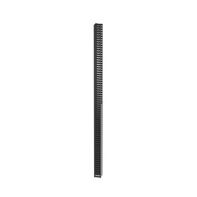 PANDUIT - Organizador Vertical IN-Cabinet, Sencillo (Solo Frontal), Para Uso Con Gabinetes Panduit, 40 UR, 4.2 in de Ancho, Color Negro