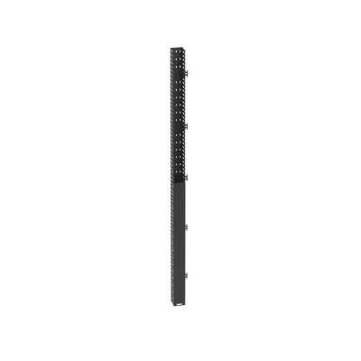 PANDUIT - Organizador Vertical IN-Cabinet, Sencillo (Solo Frontal), Para Uso Con Gabinetes Panduit, 40 UR, 4.2 in de Ancho, Color Negro
