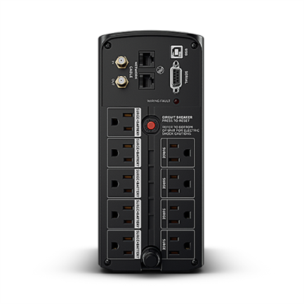 CYBERPOWER - UPS CYBERPOWER 1000VA 600W 9 CONT PANTALLA LCD INTELIGENTE M