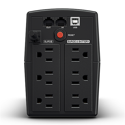 CYBERPOWER - UPS CyberPower 750VA Regulador Voltaje AVR Torre 6NEMA