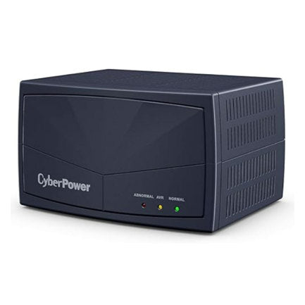 CYBERPOWER - Regulador de Voltaje Automático CyberPower (AVR) 2500VA/1500W 120 Vca ±10% NEMA 5-15 P/línea blanca EMI/RFI 5 años gtia