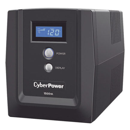 CYBERPOWER - UPS Cyberpower 1500VA 900W Regulador AVR Mini Torre 8×NEMA 5-15R