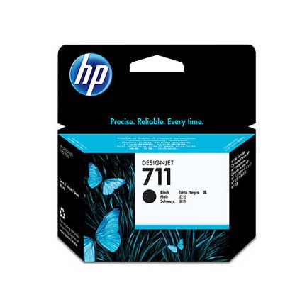 HEWLETT PACKARD - Tinta HP DesignJet HP 711 80ml Color Negro