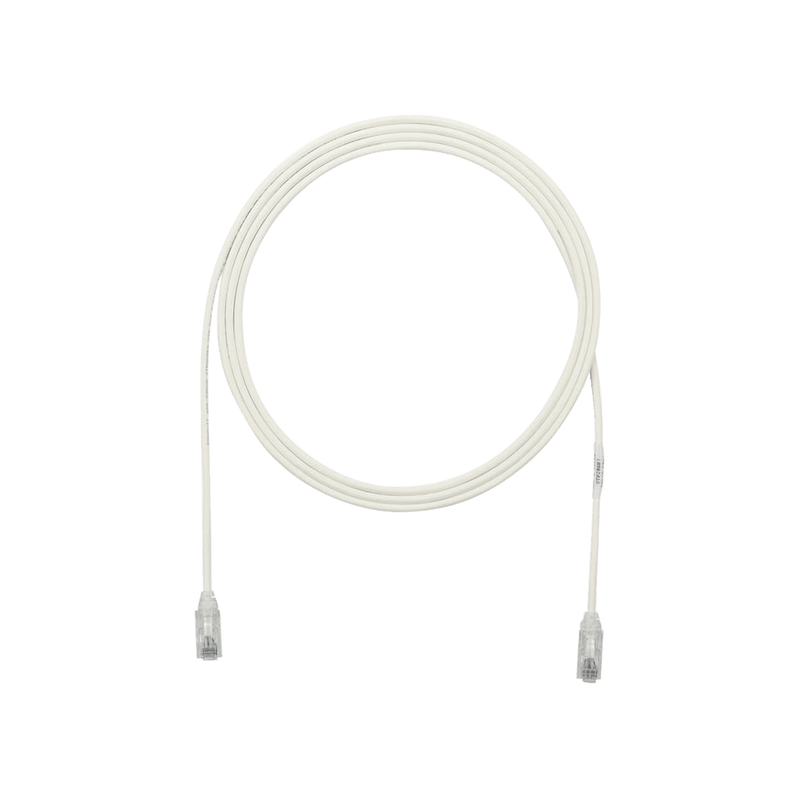 PANDUIT - Cable de Parcheo TX6, UTP Cat6, Diámetro Reducido (28AWG), Color Blanco Mate, 75 ft.