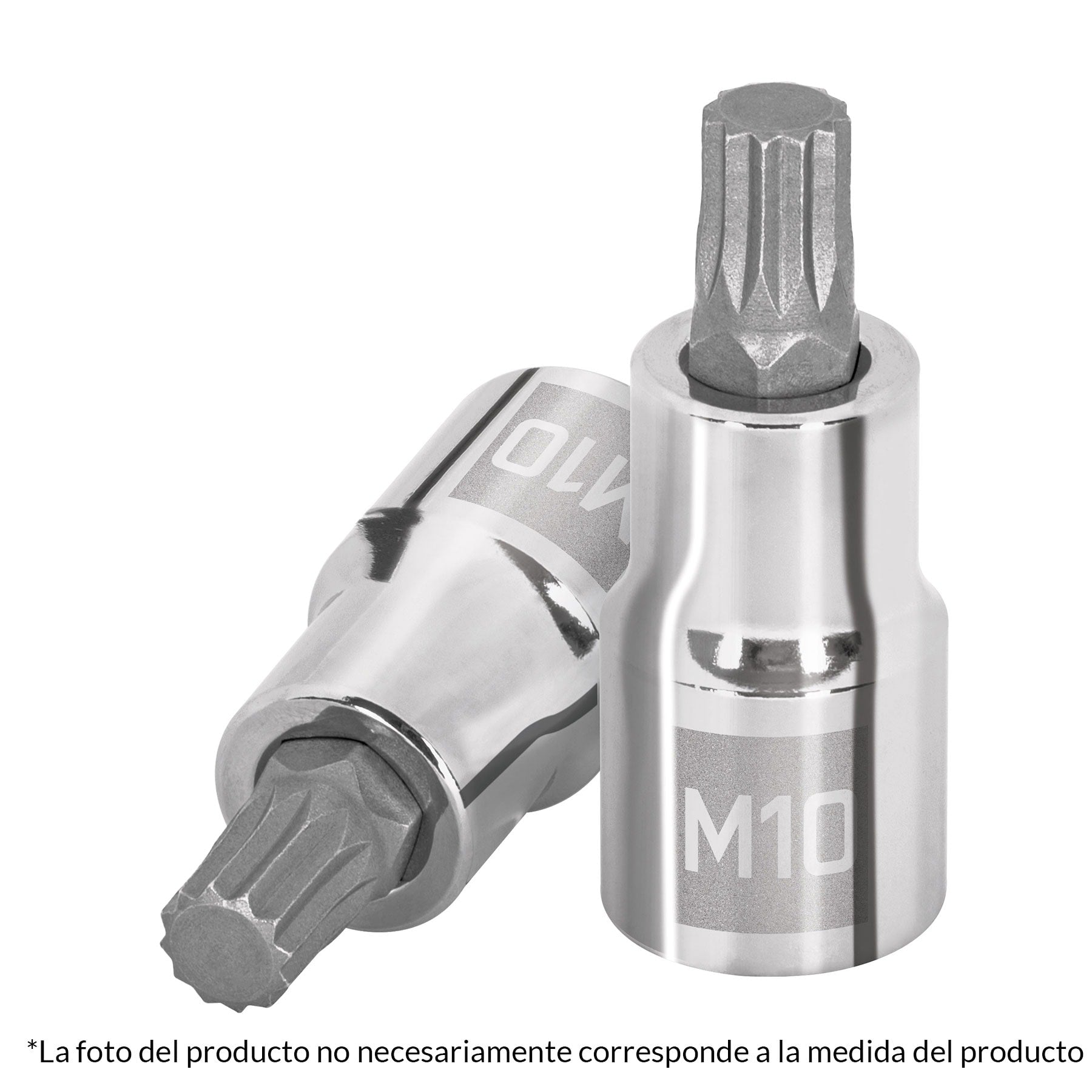 Dado punta corta bristol M12, cuadro 1/2', Truper