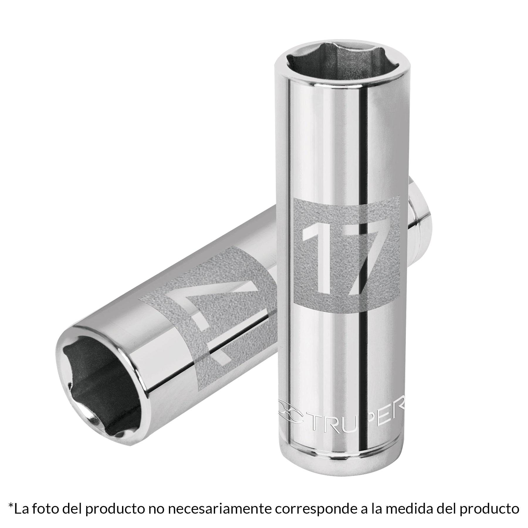 Dado largo de 26 mm, 6 puntas, cuadro 1/2', Truper
