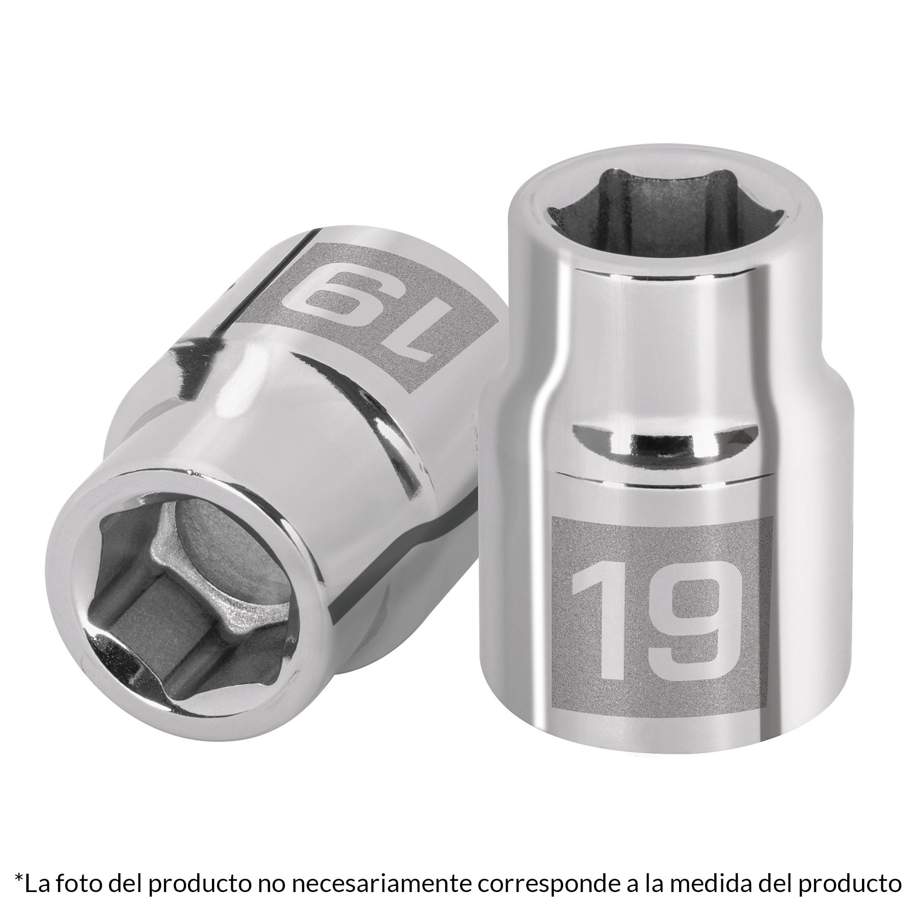 Dado de 1', 6 puntas, cuadro 3/4', Truper