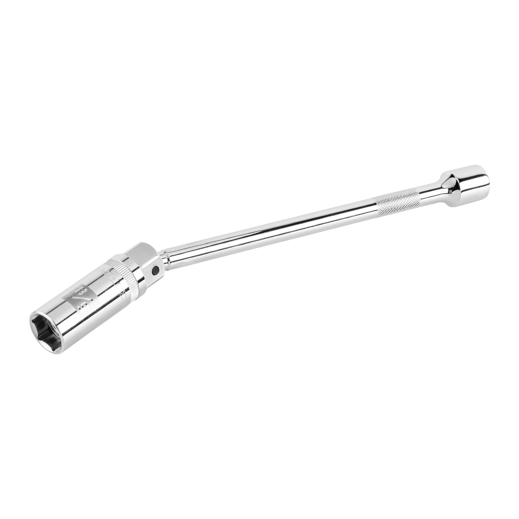 Dado p/bujias cuadro 3/8' articulado 5/8', extension 10'