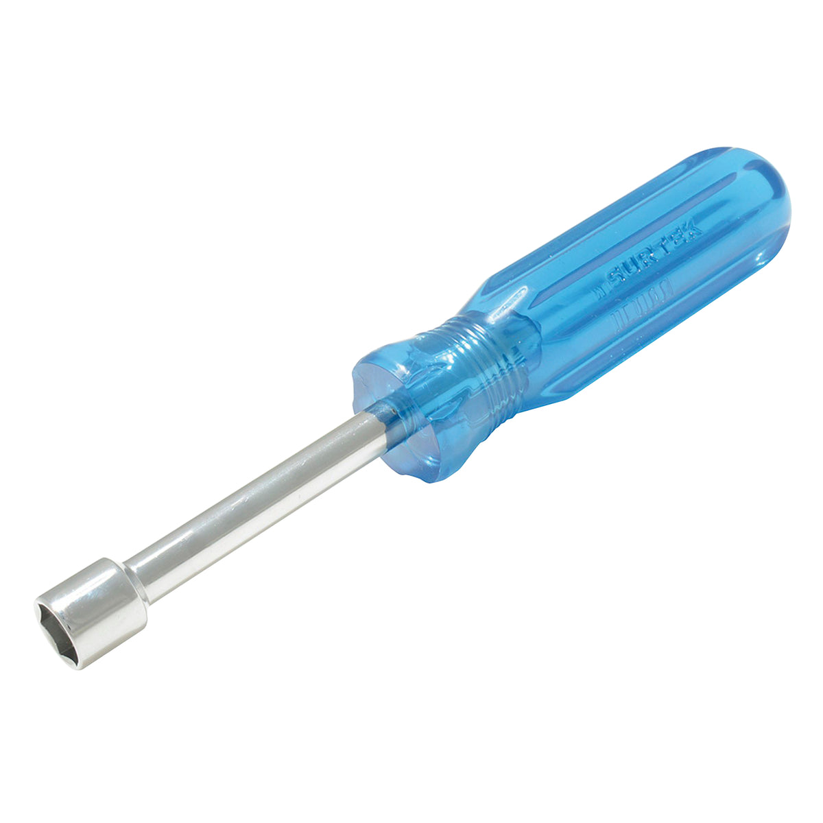 Surtek - Destornillador con mango azul, de caja en pulgadas 3/8" x 3"