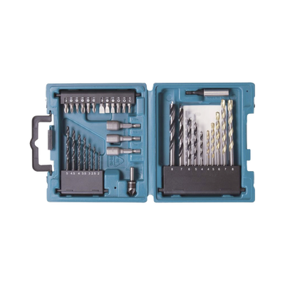 MAKITA - Juego de accesorios multipropósito 34 piezas brocas y puntas  para atornillar