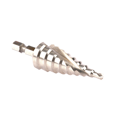 MAKITA - Broca escalonada espiral de hss 4-20 mm, zanco de 1/4" hexagonal, blister con una pieza.