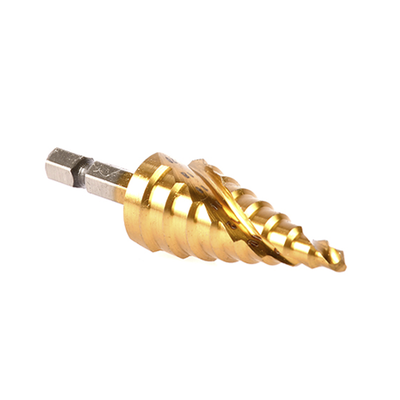 MAKITA - Broca escalonada espiral de hss-ti 4-32 mm zanco recto 3 planos