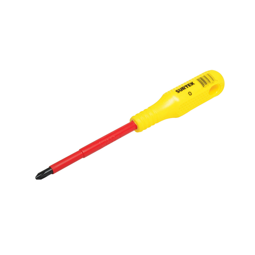 Surtek - Destornillador 1000V barra redonda Phillips® #1x3 in