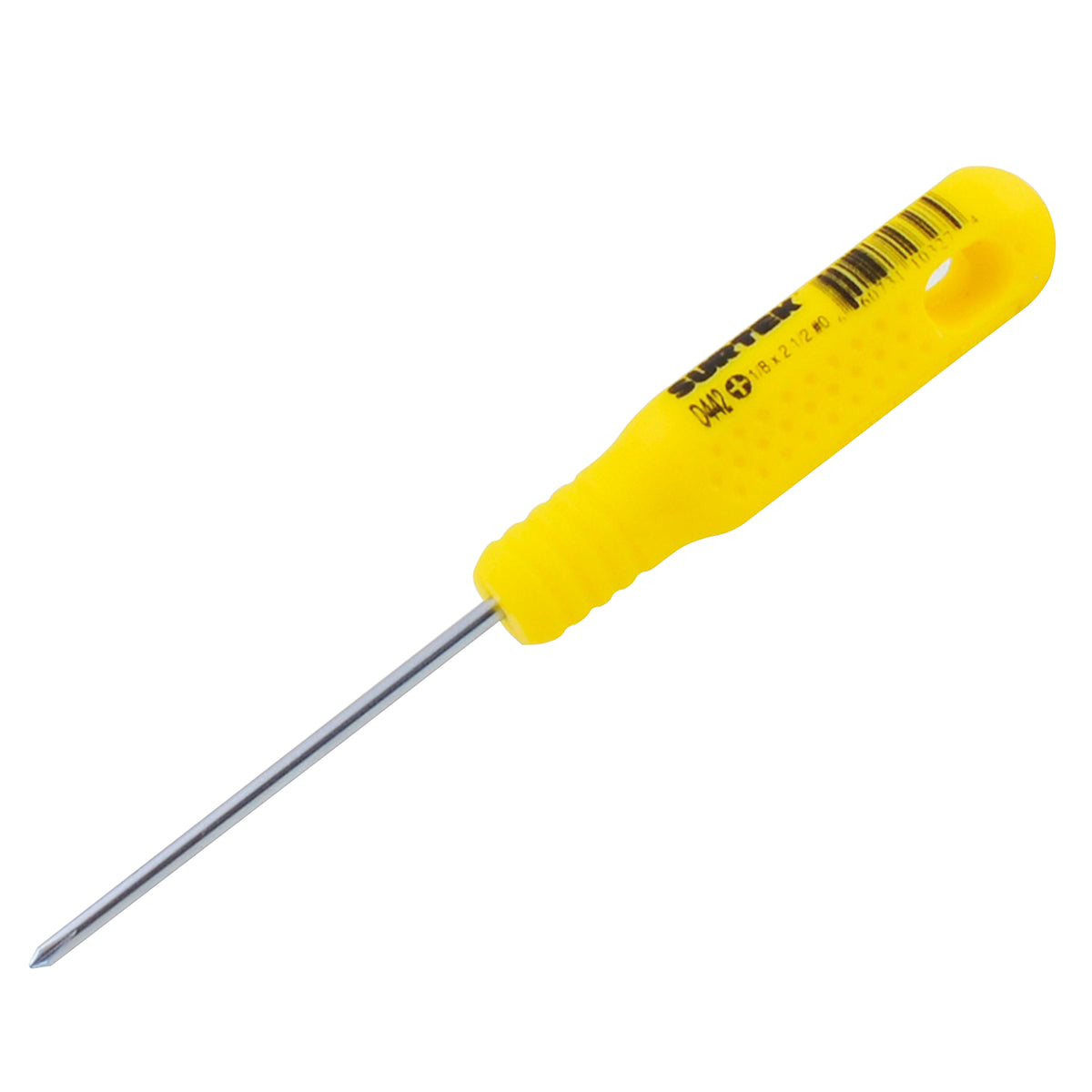 Surtek - Destornillador amarillo mini Phillips® #0 1/8x2 1/2 in