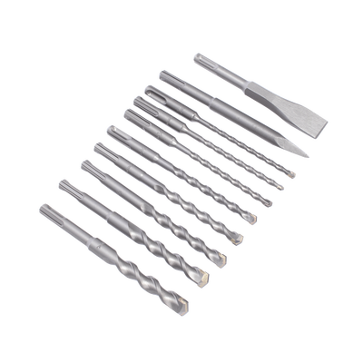 MAKITA -  Juego con 10 piezas de brocas y cinceles SDS PLUS