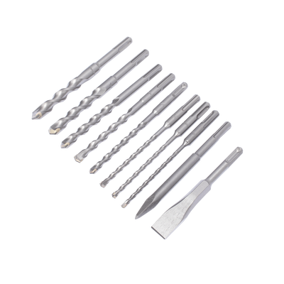 MAKITA -  Juego con 10 piezas de brocas y cinceles SDS PLUS