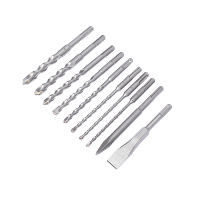 MAKITA -  Juego con 10 piezas de brocas y cinceles SDS PLUS