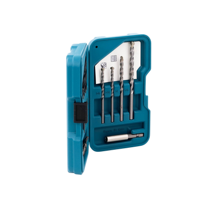 MAKITA - Juego de accesorios multipropósito 17 piezas para metal, concreto, madera y puntas para atornillar.