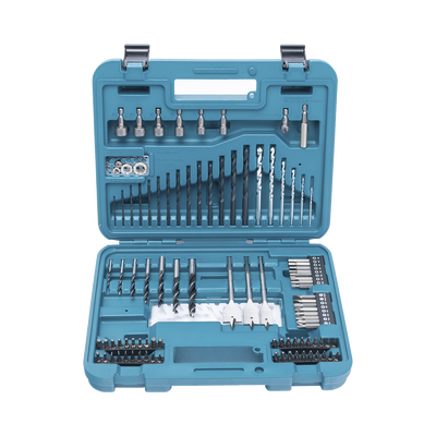MAKITA - Juego de accesorios multiproposito con 100 piezas.