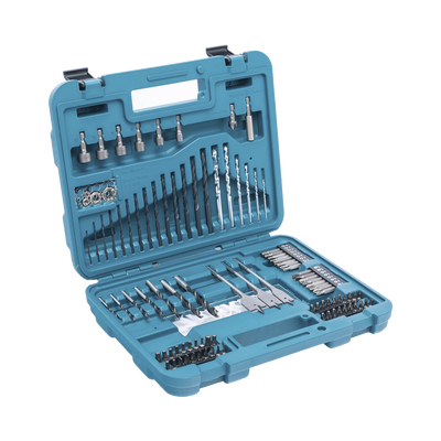 MAKITA - Juego de accesorios multiproposito con 100 piezas.