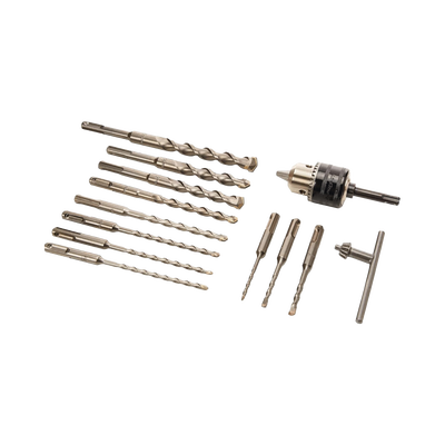 MAKITA - Juego de 14 piezas de Brocas, Cinceles y Broquero SDS Plus Makita