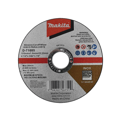 MAKITA - Disco 4 - 1/2"/ Inox y Acero