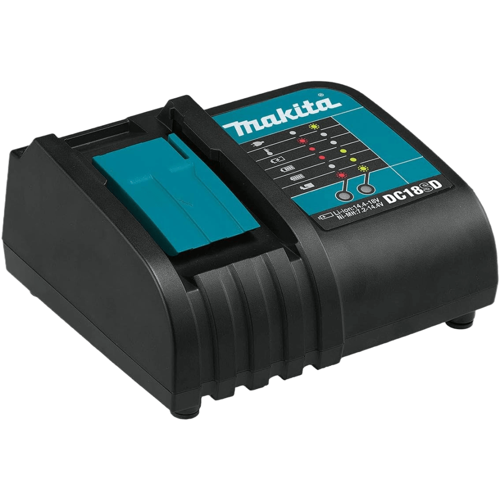 MAKITA - Cargador para batería de litio de 18v para rotomartillo DHP-482-SYE