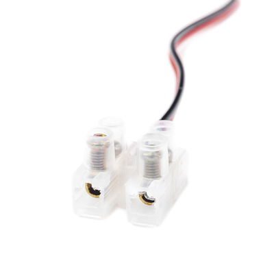 EPCOM POWERLINE - Cable de Alimentación con Conector Macho a Bloque de Terminal Atornillable / Calibre 18 AWG / Longitud 28.5 cm (11.22 Pulgadas) / Ideal para Alimentación de Cámaras